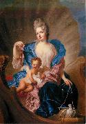 Portrait of Countess of Cosel with son as Cupido.